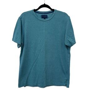 Stitch Fix Fairlane Mens‎ Performance Tshirt Med Teal Crew Neck Short Sleeve